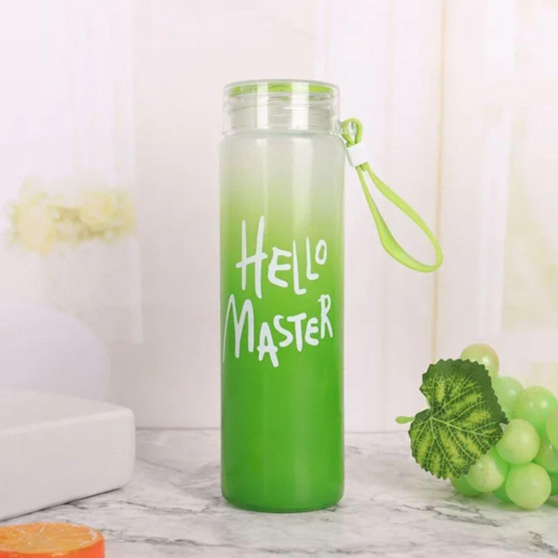 Hello Master Glass Water Bottle 900 ML